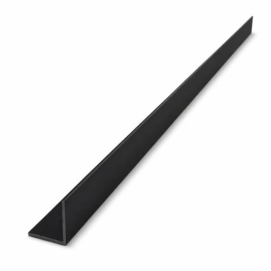 L Shape Black Trim For PVC Waterproof Shower Wall Panel 2400mm x 10mm
