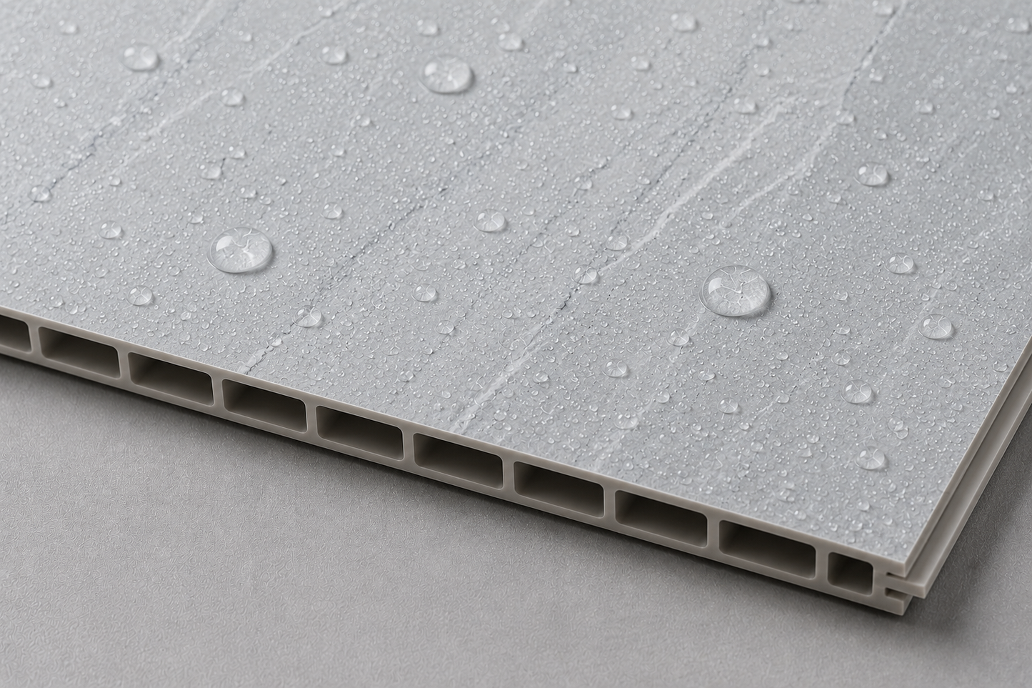 Deluxe Grey Slate Matt PVC Kitchen Shower Wall Panel 2400mm x 1000mm x 10mm
