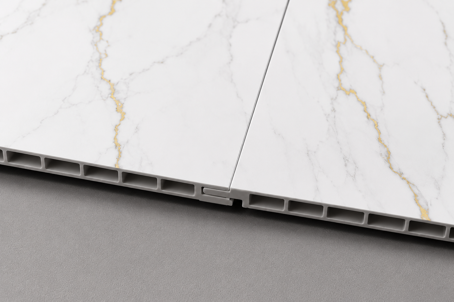 Deluxe Glided Gold Matt PVC Kitchen Shower Wall Panel 2400mm x 1000mm x 10mm