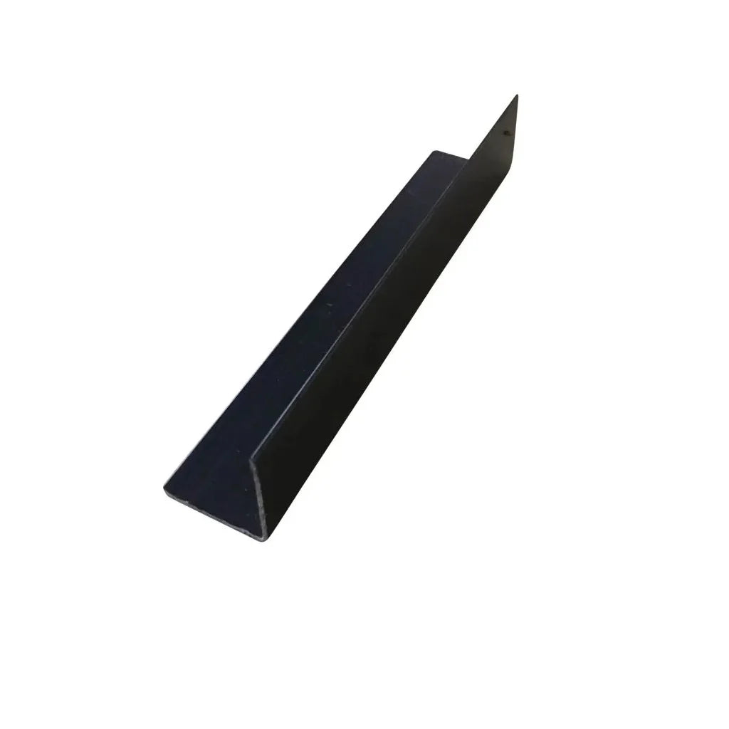 L Shape Black Trim For PVC Waterproof Shower Wall Panel 2400mm x 10mm