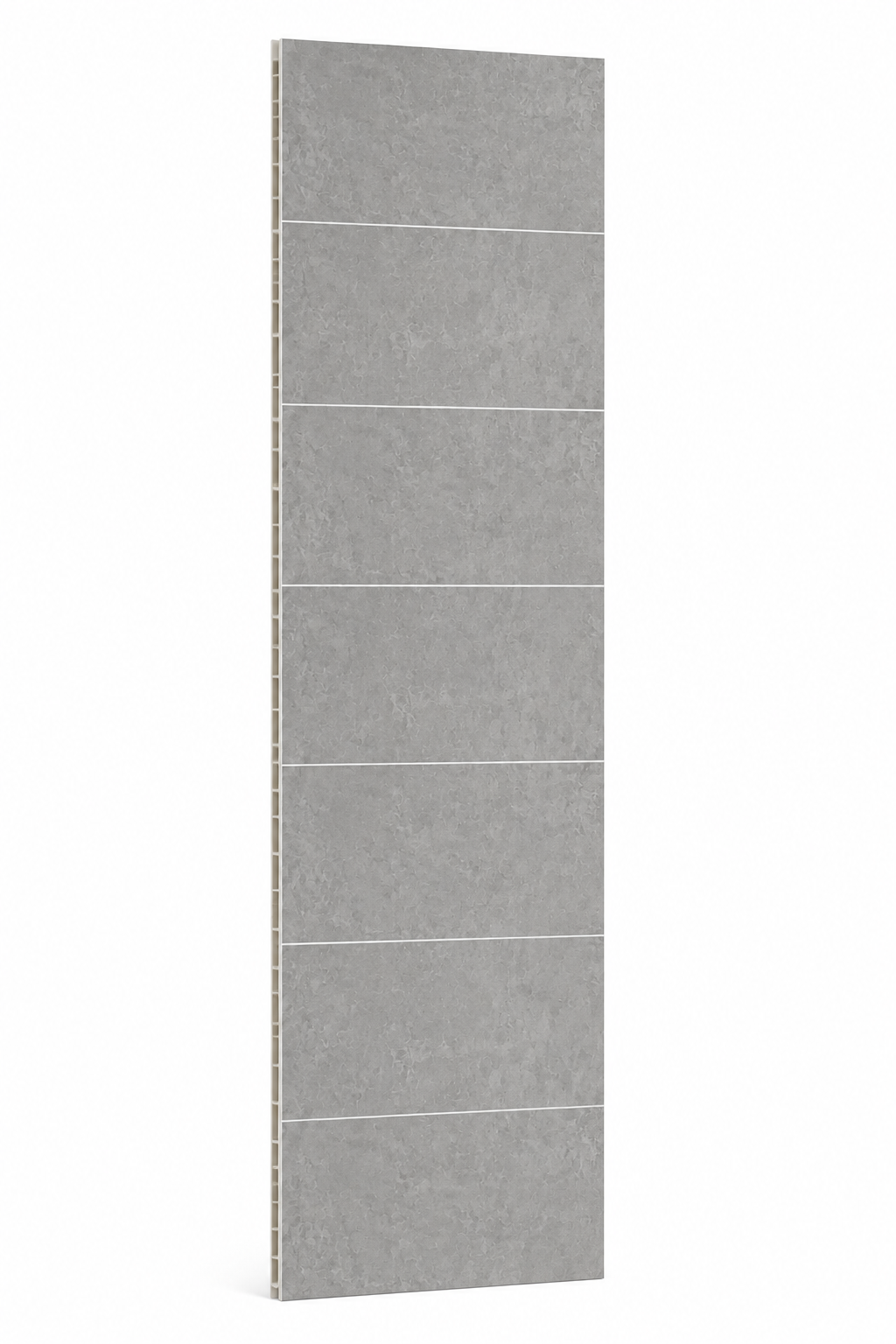 Concrete Grey Tile Effect Gloss Finish PVC Kitchen Shower Wall Panel 2400mm x 600mm x 10mm