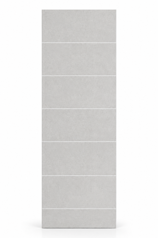Concrete White Tile Effect Matt Finish PVC Kitchen Shower Wall Panel 2400mm x 600mm x 10mm