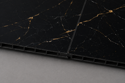 Laketon Grey Gold Gloss PVC Kitchen Shower Wall Panel 2400mm x 1000mm x 10mm