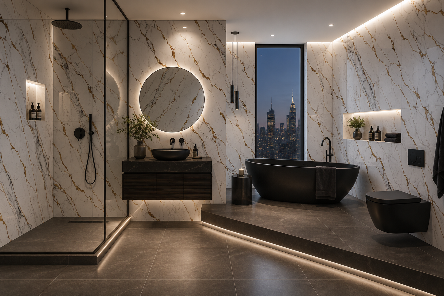 Deluxe Orian Gold Gloss PVC Kitchen Shower Wall Panel 2400mm x 1000mm x 10mm