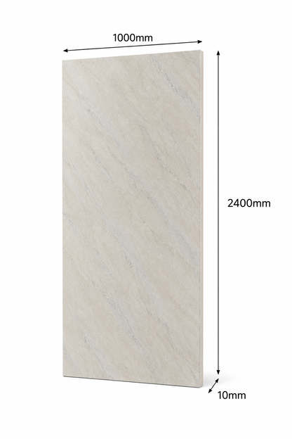 Deluxe Pergamon Marble Gloss PVC Kitchen Shower Wall Panel 2400mm x 1000mm x 10mm