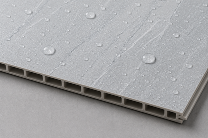 Deluxe Grey Slate Gloss PVC Kitchen Shower Wall Panel 2400mm x 1000mm x 10mm