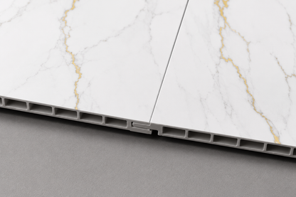 Deluxe Glided Gold Matt PVC Kitchen Shower Wall Panel 2400mm x 1000mm x 10mm