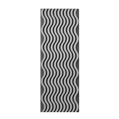 Light Grey Wavy Design Sound Absorbing Acoustic Wall Panel – 2.4m x 0.6m