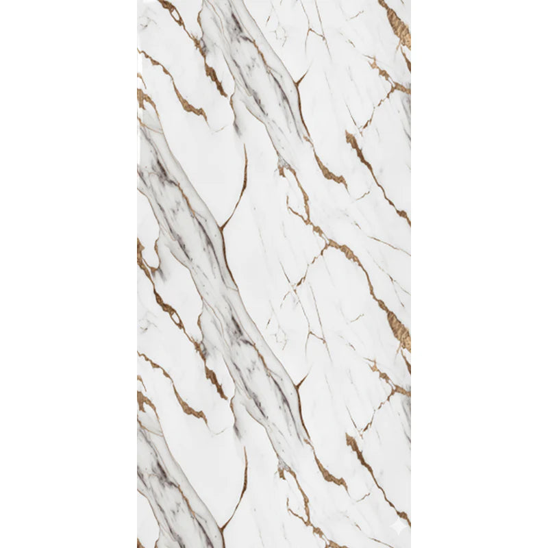 Deluxe Orian Gold Gloss PVC Kitchen Shower Wall Panel 2400mm x 1000mm x 10mm