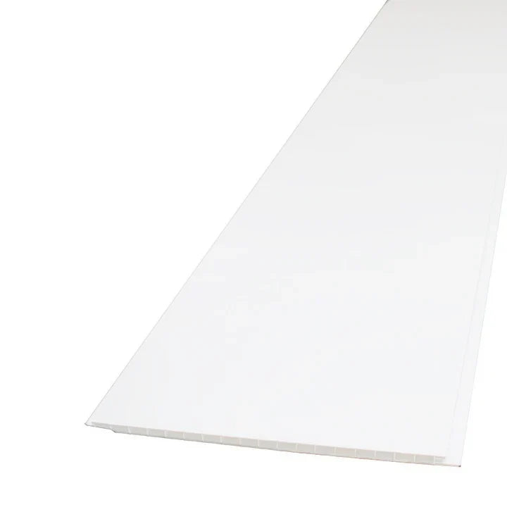 Pack of 6 8mm White Matt 2700mm Ceiling Cladding Panel