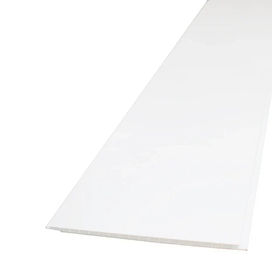 Pack of 6 8mm White Matt 2700mm Ceiling Cladding Panel